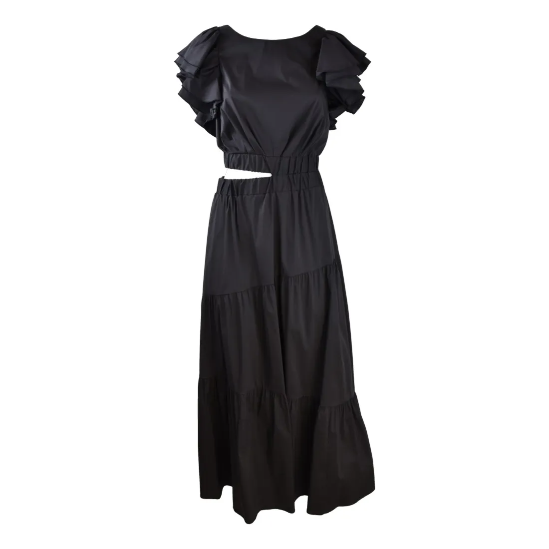 ABITO LUNGO SO ALLURE D1013 BLACK