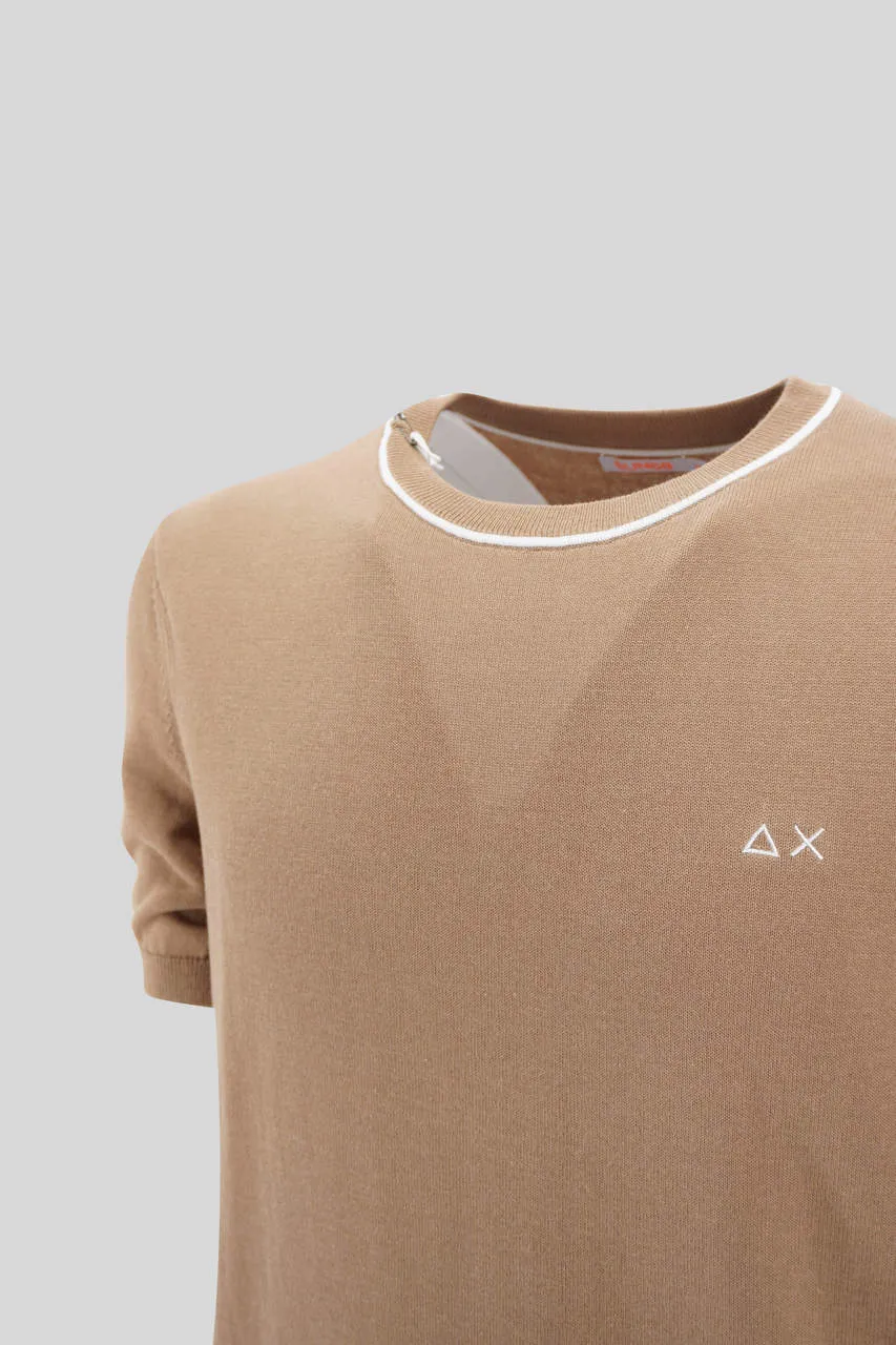 Beige Cotton T-Shirt