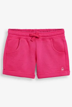 Benetton Girls 100% Cotton Jersey Shorts    