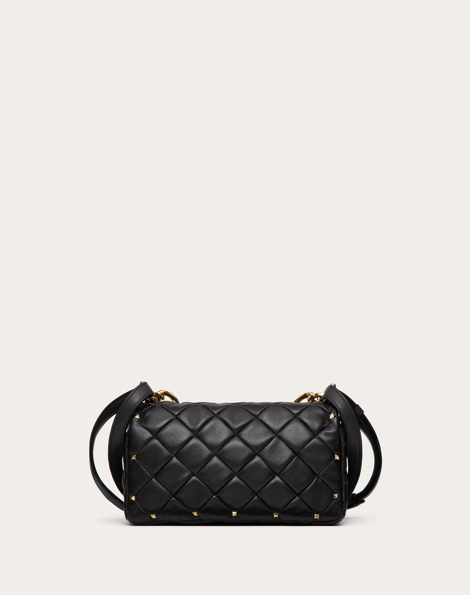 VALENTINO GARAVANI ROCKSTUD SPIKE NAPPA PATCHWORK Bag