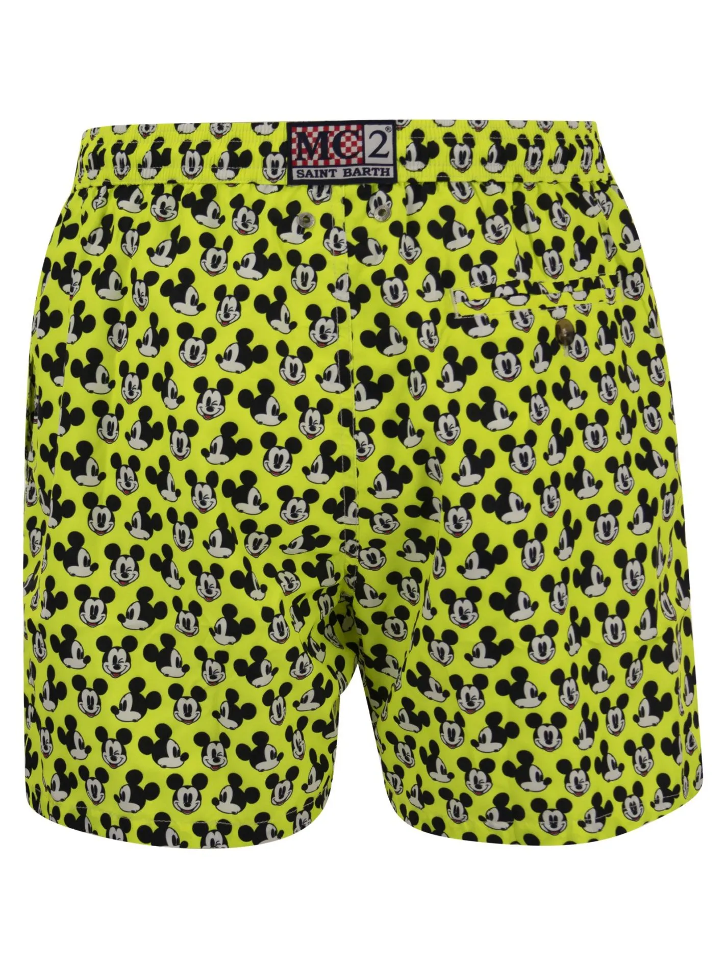 Light Fabric Swim Trunks with Print