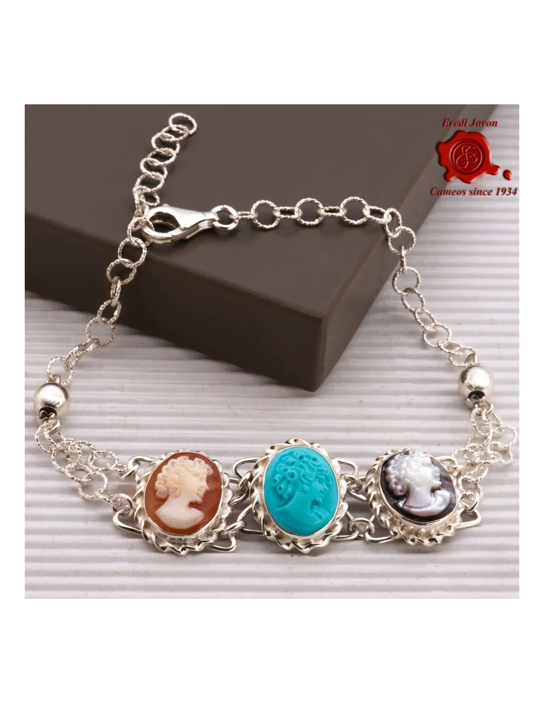 Bracciale Cammei Argento Primavera
