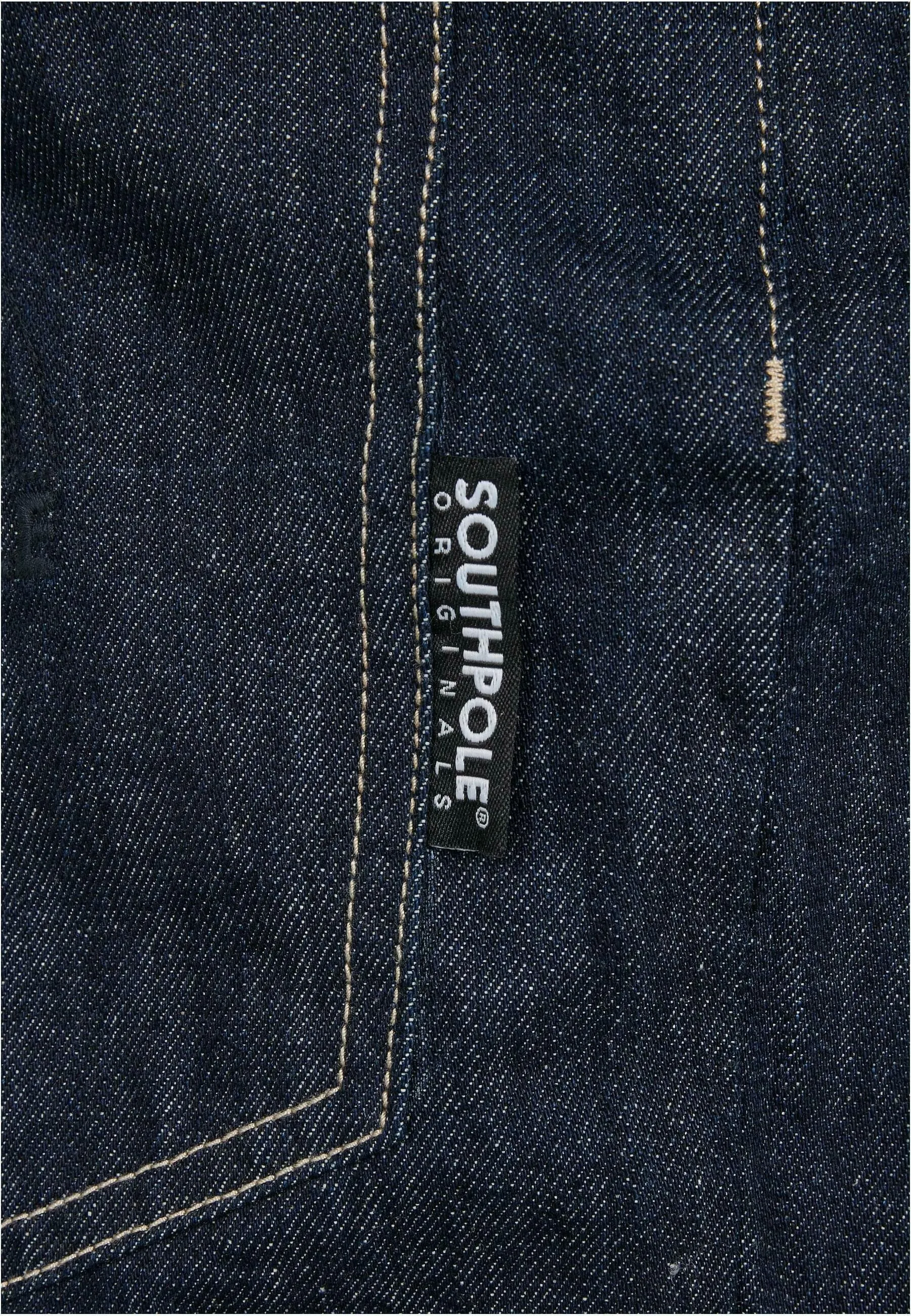 Cigarette jeans with embossed design