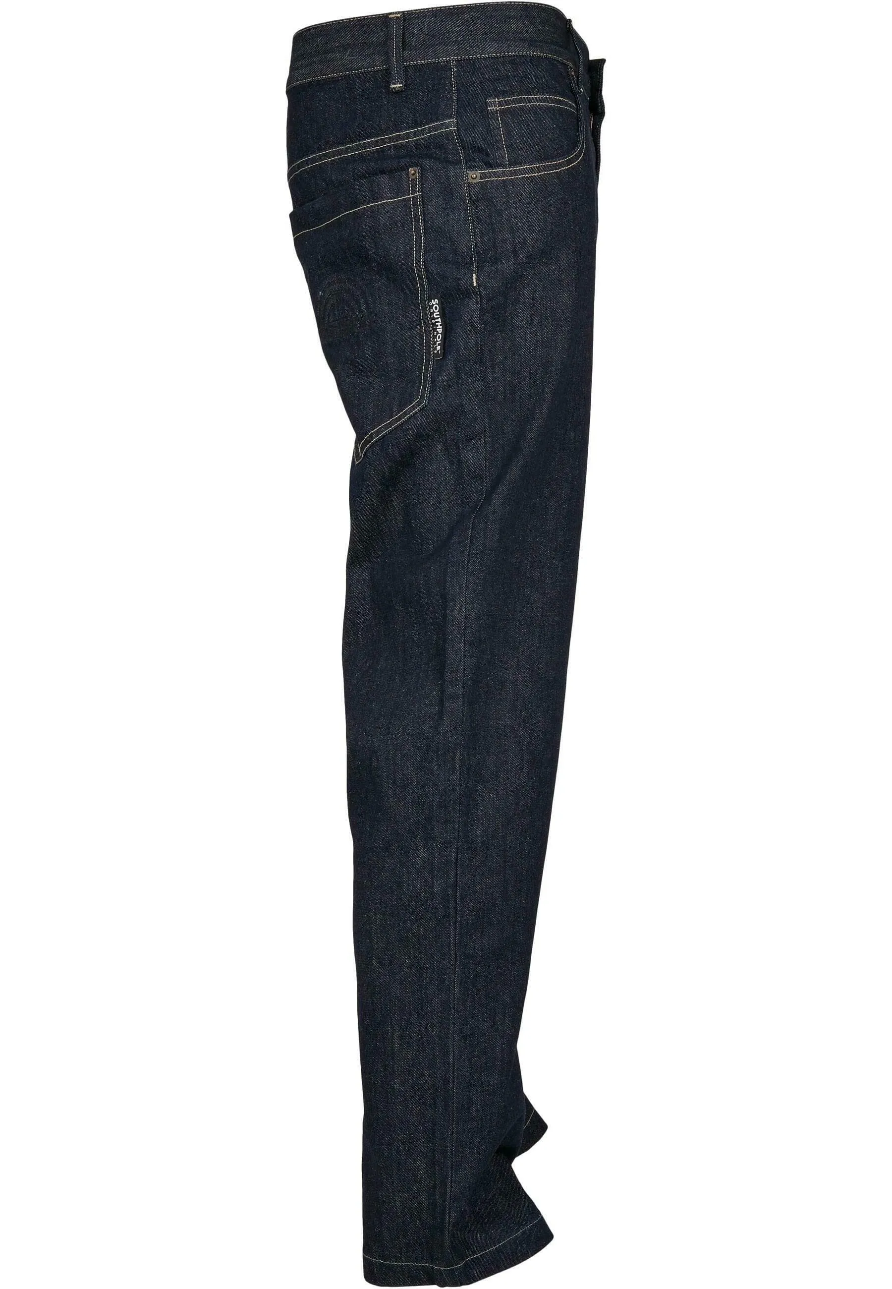Cigarette jeans with embossed design