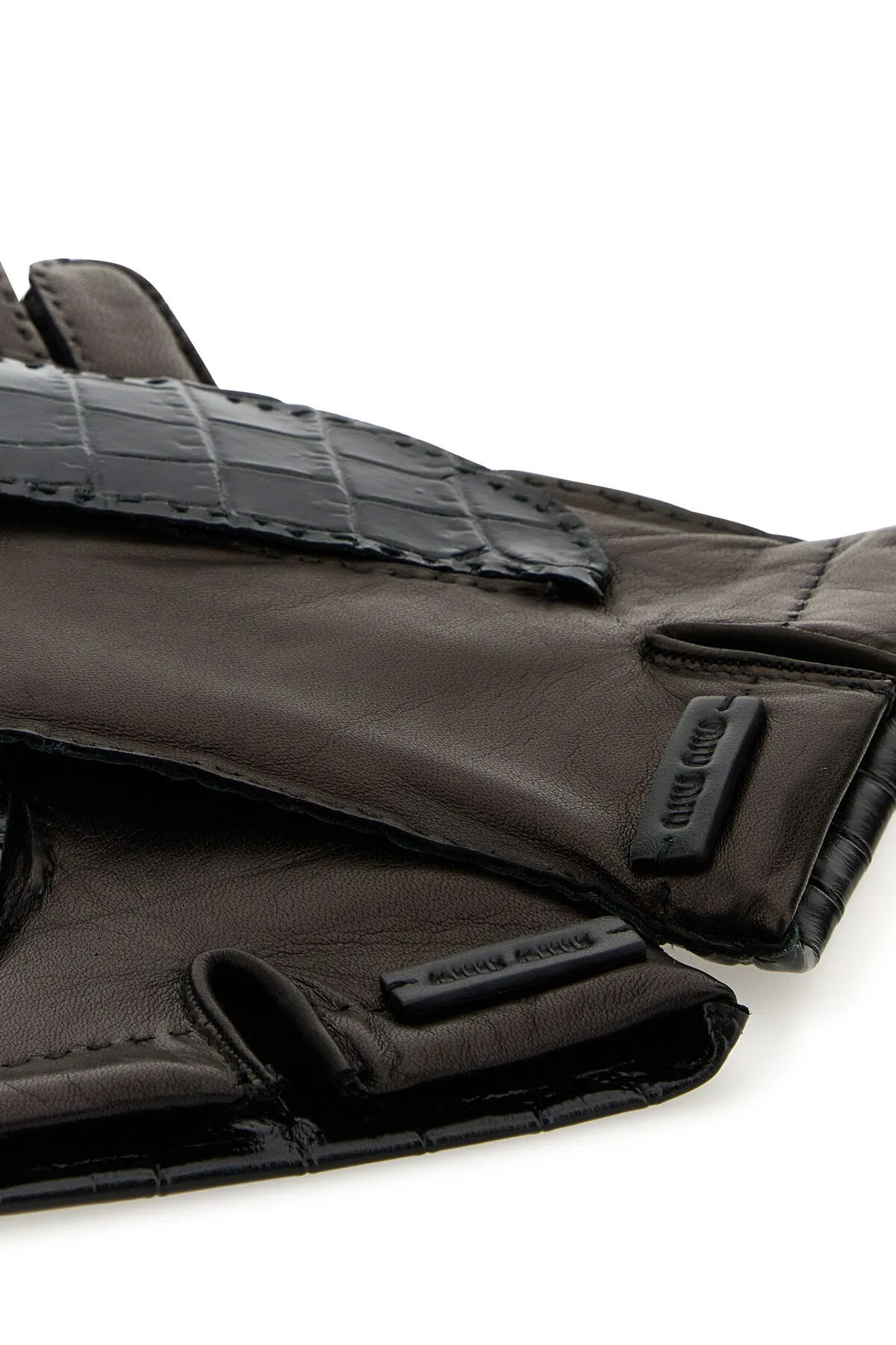 Classic Black Leather Gloves