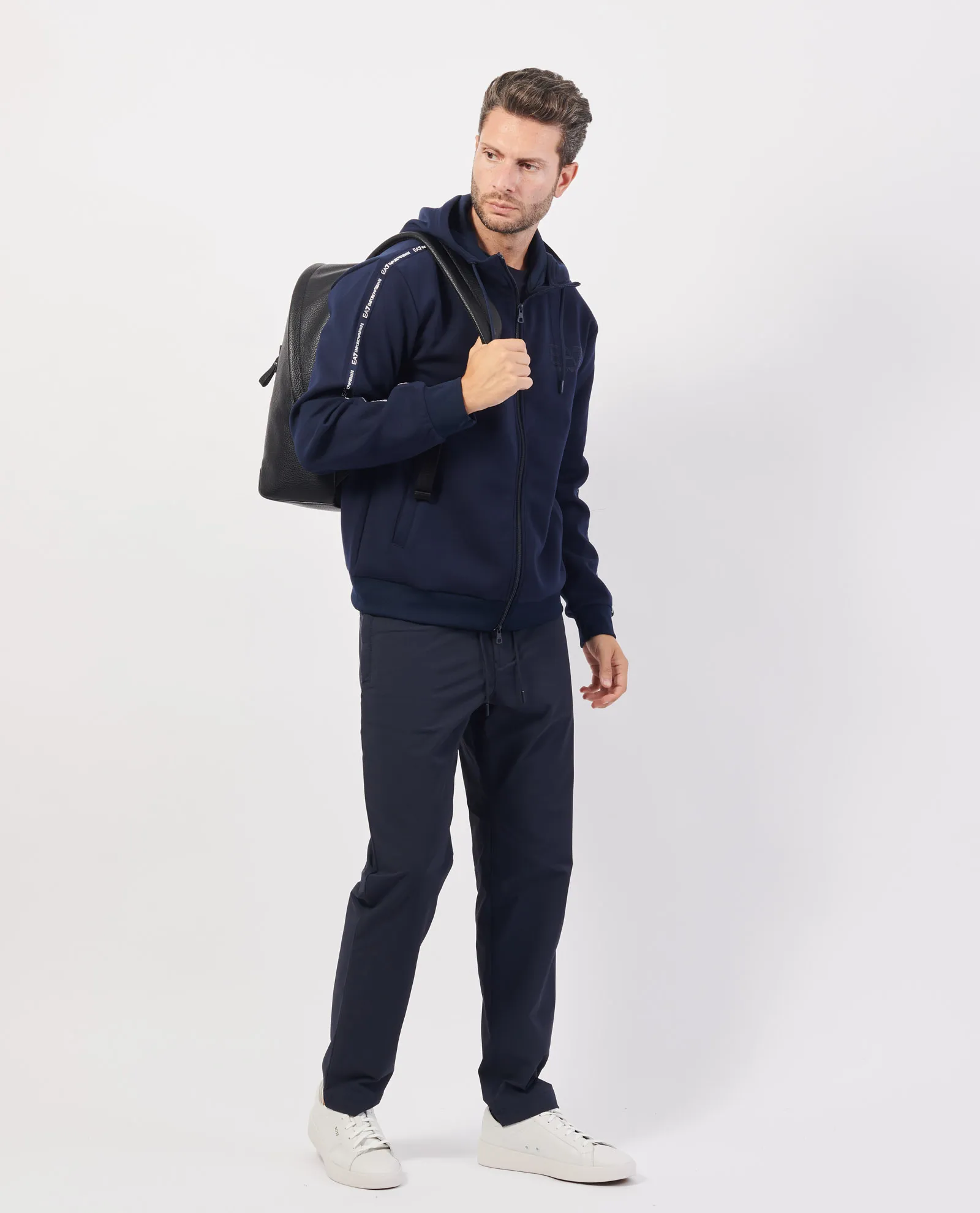 Emporio Armani EA7 Hoodie with Logo for Men