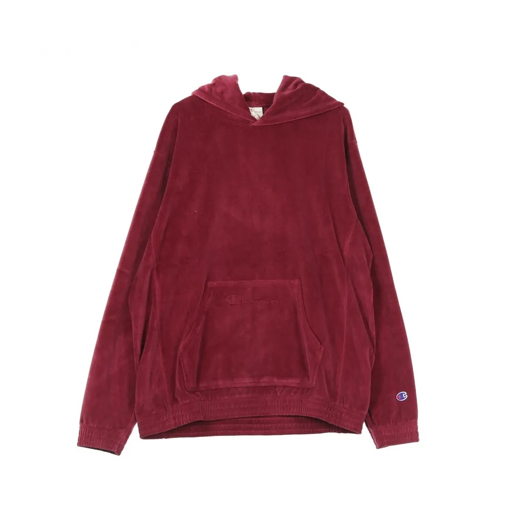 Burgundy Hooded Sweatshirt