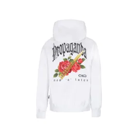Mens Butterfly Hoodie White