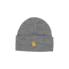 Grey Heather/Gold Chase Beanie for Men