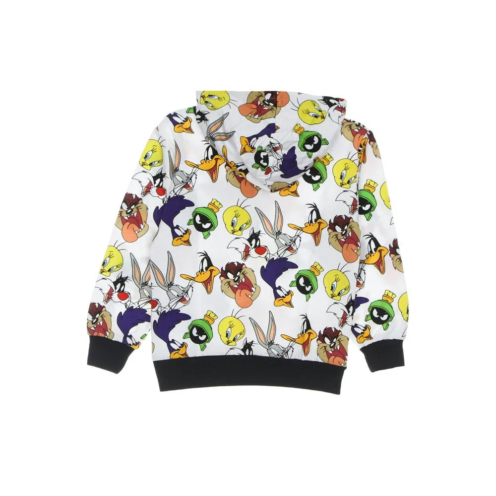 Leinefelde All Over Print Hoody X Looney Tunes Bright White Lightweight Hoodie
