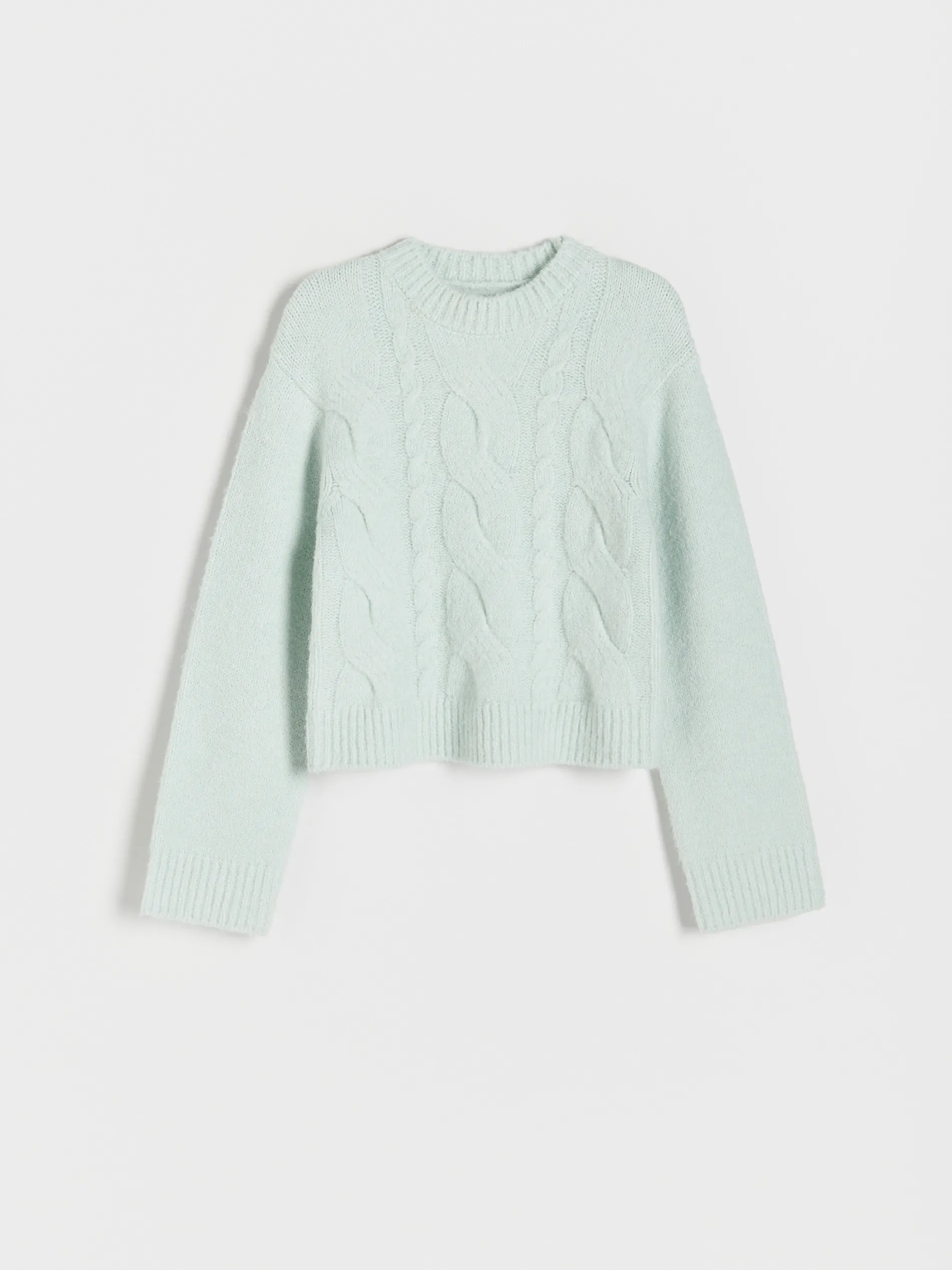 Maglione con trecce