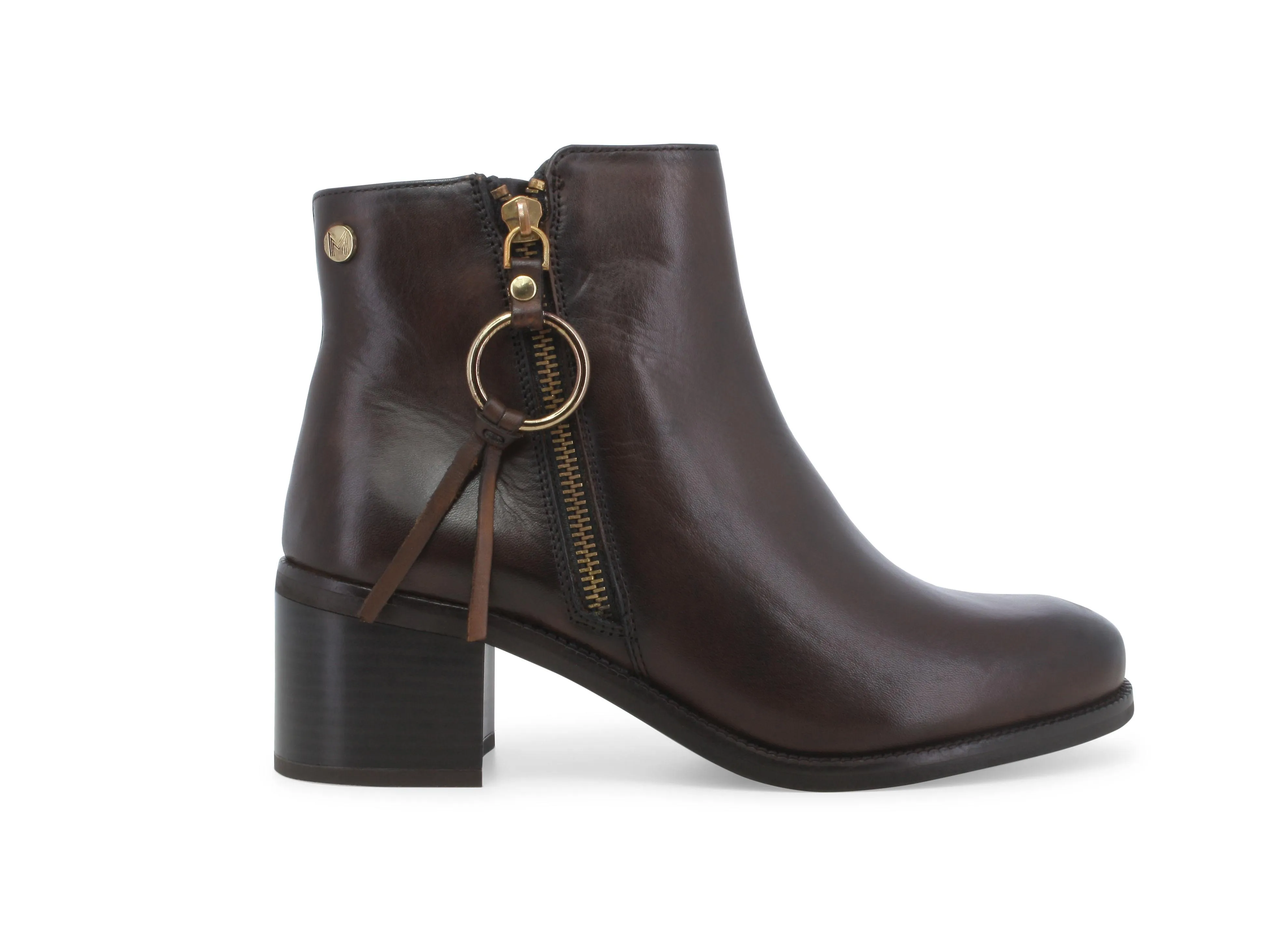 Melluso Stivaletto donna in pelle marrone k36052