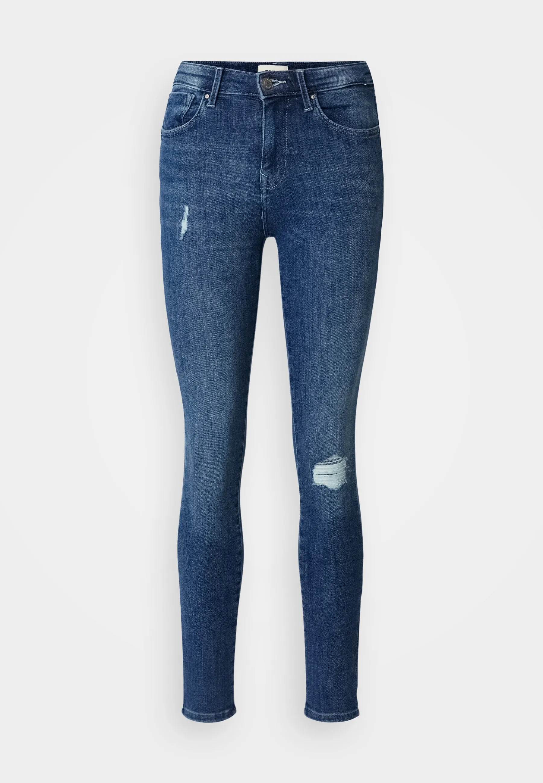 ONLPOWER MID PUSH UP DESTROY - Jeans Skinny Fit