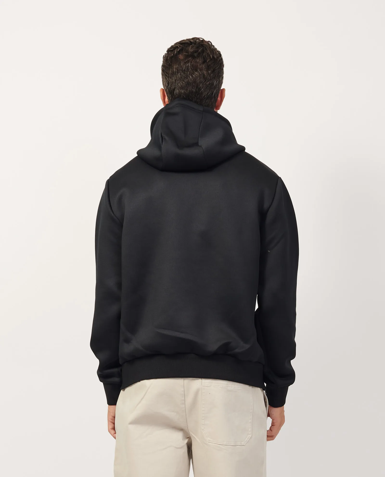 Emporio Armani EA7 Black Technical Fabric Hoodie