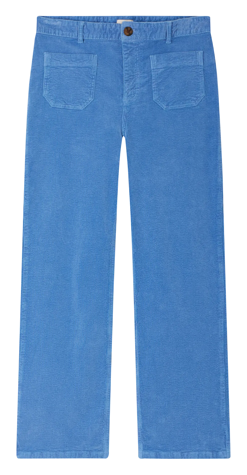  PABLO   NANETTE - Pantaloni dritti in velluto beige di cotone | Blu