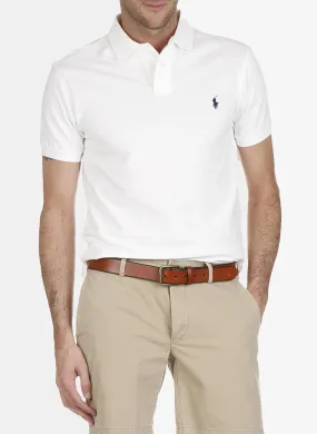  POLO RALPH LAUREN   Polo slim-fit in cotone piqué | Bianco