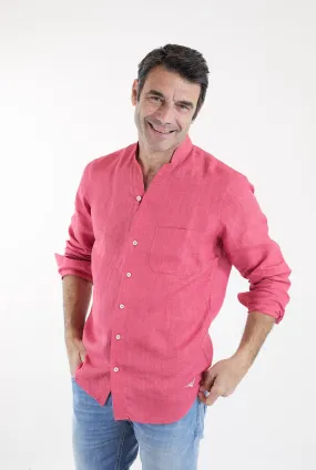 SEASE Camicia ML Fish Tail Lino Blossom