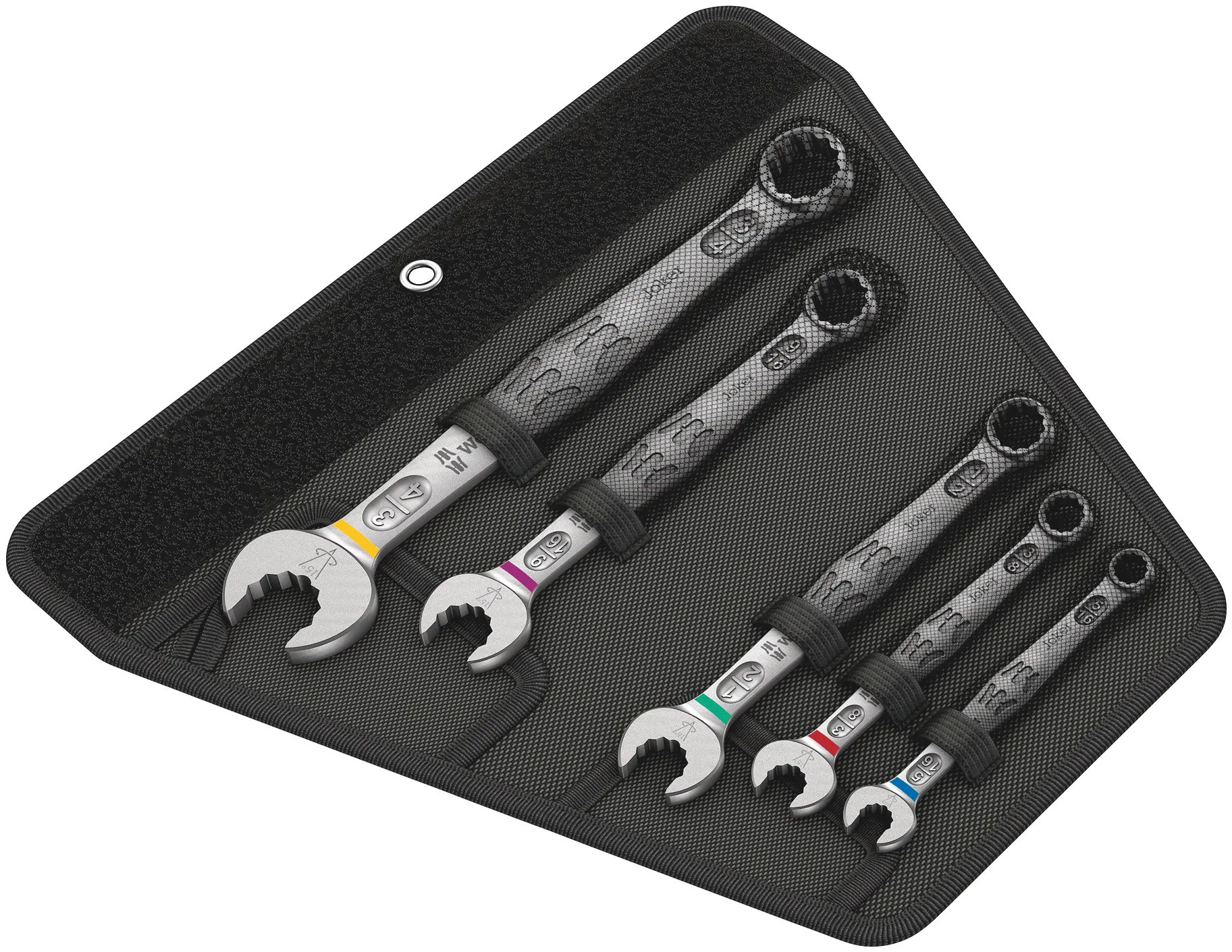 Set di chiavi combinate Wera Joker 6003, 5 pezzi, Acciaio al cromo molibdeno