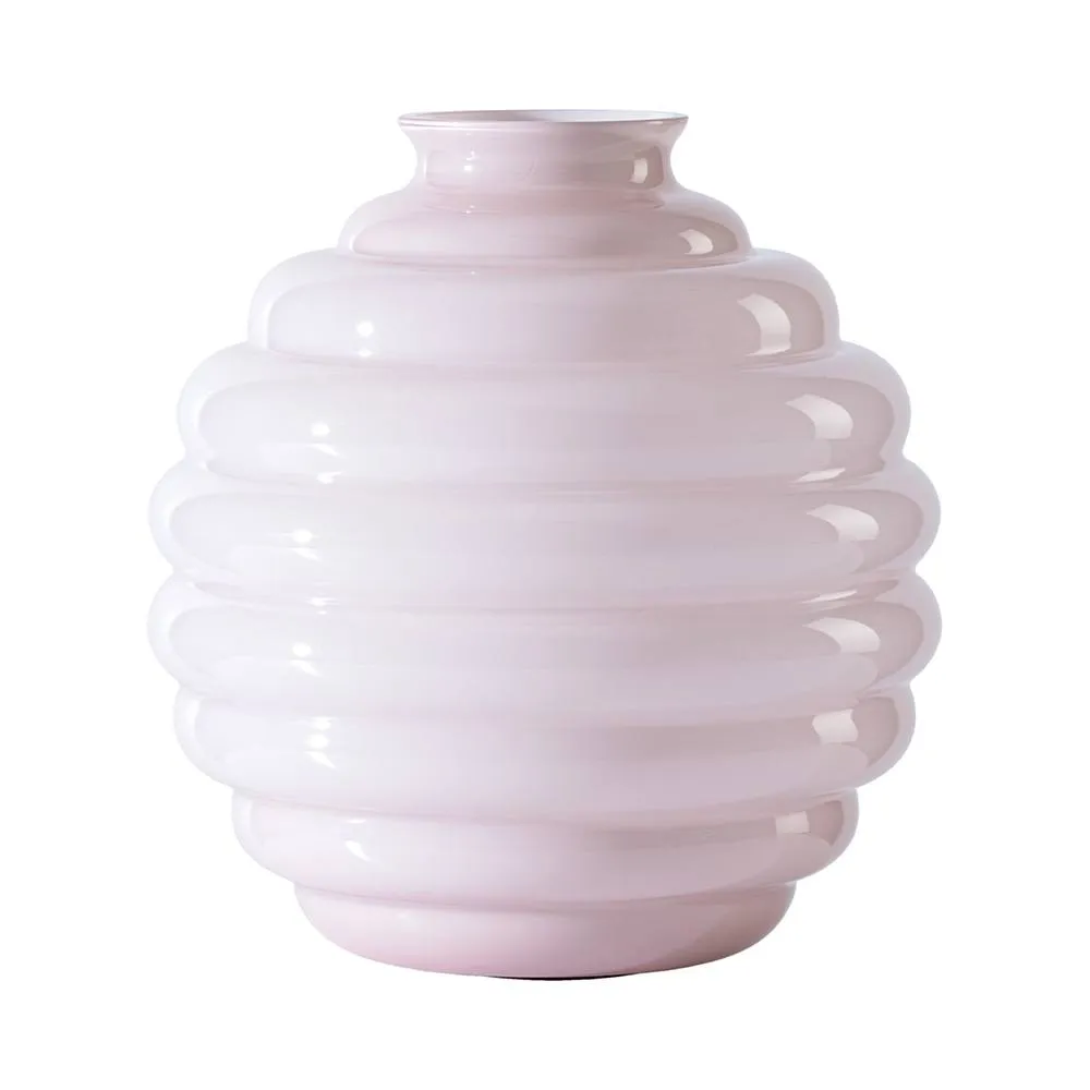 Vaso Venini Decò Rosa Cipria Grande 29 cm 707.10