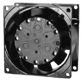 Ventola assiale in c.a. RS PRO, 56m³/h, 230 V ca, 80 x 80 x 38mm