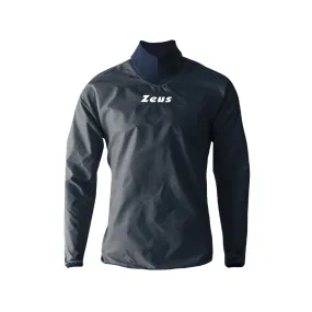 Blue Rain Jacket with Neck Protection